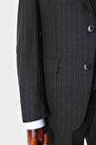 Modern Kesim Viskon Karışımlı Yelekli Erkek Takım Elbise - Slim Fit