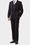 Dört Mevsim Kullanılabilir Yelekli Erkek Takım Elbise - Slim Fit Şık