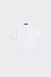 Fermuarlı Polo Yaka Kısa Kol Erkek T-Shirt