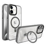 BİKAPAK MAGUP IPHONE 16 GRİ KAPAK