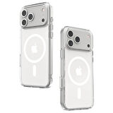 BİKAPAK MAGSAFE AIR IPHONE 17 PRO ŞEFFAF KAPAK