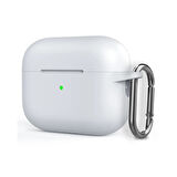 E2M AIRPODS 4 KILIF SENSE SİLİKON BEYAZ