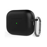 E2M AIRPODS PRO 2 KILIF SENSE SİLİKON SİYAH