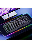 Astral K1 Rainbow Işıklandırmalı 104+10 Multimedya Tuşlu Membran Gaming Oyuncu Klavyesi