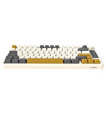 Claw's Flux LCD Logo Ekran - Chromatic Rgb Modlu - Ses & Rgb Kontrolcüsü - Ultra Tepkime & Konfor 78 Tuş Membran Gaming & Ofis Klavyesi