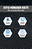 Minderland Mindra Serisi Volkswagen Touareg 2002 - 2010 Uyumlu Oto Koltuk Minder Seti - Füme