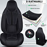 FS Serisi SEAT Leon 1999-2006 ile uyumlu takmatik kılıf, Siyah