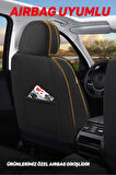 City Serisi CHEVROLET Aveo 2006-2011 ile Uyumlu Koltuk Kılıfı, Siyah
