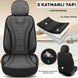 City Serisi CITROEN C-Elysee 2012-2020 ile Uyumlu Koltuk Kılıfı, Siyah