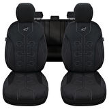 Minderland FA Serisi - Land Rover Range Rover ile uyumlu Koltuk Kılıfı, Tay Tüyü / Siyah