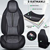 FS Serisi ALFA ROMEO 147 2004-2010 ile uyumlu takmatik kılıf, Gri