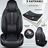 FS Deri Serisi KIA Niro 2022 Sonrası İle Uyumlu Takmatik Kılıf, Siyah