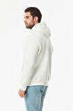 3 İplik Baskılı Renk Bloklu Kanguru Cepli Sweatshirt
