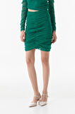 Yanları Büzgülü Etek