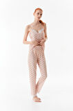 Kalp Desenli  İp Askılı  3 Lü Pijama Takımı