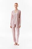 Kalp Desenli  İp Askılı  3 Lü Pijama Takımı