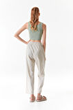 Beli Lastikli Gabardin Pantolon