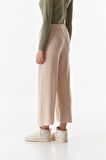 Basic Fitilli Beli Lastikli Pantolon