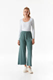Basic Fitilli Beli Lastikli Pantolon