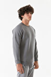 3 İplik Basic Bisiklet Yaka Sweatshirt