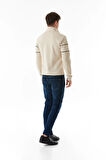 Fermuarlı Straight Jean Pantolon