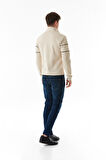 Fermuarlı Straight Jean Pantolon