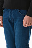 Fermuarlı Straight Jean Pantolon