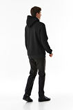 3 İplik Basic Kanguru Cepli Kapüşonlu Sweatshirt Hoodie