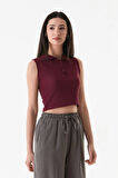 Fitilli Polo Yaka Crop Body