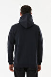 3 İplik Basic Kanguru Cepli Kapüşonlu Sweatshirt Hoodie