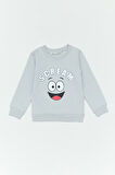 Scream Yazı Baskılı Erkek Çocuk Sweatshirt