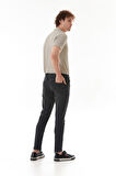 Fermuarlı Slim Fit Jean Pantolon