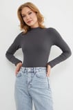 Fitilli Dik Yaka Çıtçıtlı Body