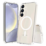 Buff Galaxy S24 Plus MagSafe Air Hybrid Şeffaf Kılıf