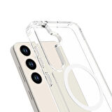 Buff Galaxy S24 Plus MagSafe Air Hybrid Şeffaf Kılıf
