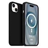 Buff iPhone 15 Magsafe Rubber Fit Black