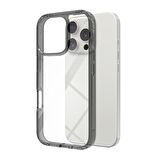 Buff iPhone 16 Pro Air Hybrid Şeffaf Kılıf Smoke Black