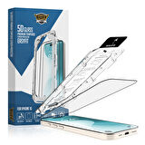Buff iPhone 16 5D Glass EasyFit Ekran Koruyucu - Şeffaf