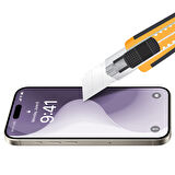 Buff iPhone 16 Plus 5D Glass EasyFit Ekran Koruyucu - Şeffaf