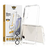 Buff Galaxy S24 Plus Avantaj Paket - Hybrid Kılıf + Ekran Koruyucu + Lens Koruyucu