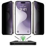 Buff iPhone 16 Plus 5D Privacy EasyFit Hayalet Ekran Koruyucu - Şeffaf