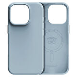 Buff iPhone 16 Pro Max Magsafe Rubber Fit Silikon Kılıf Light Blue