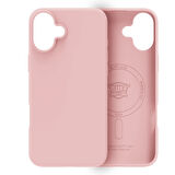 Buff iPhone 16 Plus Magsafe Rubber Fit Silikon Kılıf Light Pink