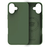 Buff iPhone 16 Plus Magsafe Rubber Fit Silikon Kılıf Cypress