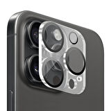 Buff iPhone 16 Pro Max / 16 Pro Şeffaf Kamera Lens Koruyucu
