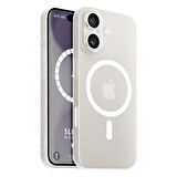 Buff iPhone 16 Plus MagSafe Slimfy Kılıf - Beyaz