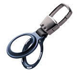 Buff TagSafe HookSteel Taşınabilir Anahtarlık AirTag Kılıf Blue