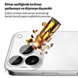 Buff iPhone 17 Pro Max Şeffaf Kamera Lens Koruyucu