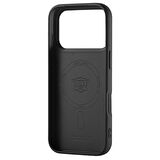 Buff iPhone 17 Pro Max MagSafe Rubber Fit Silikon Kılıf - Siyah