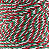 Sensy 200 Metre 200 Gr Paket İp Hediye Paketleme İpi Marteniçka Ipi Twine Baker Yeşil Kırmızı Beyaz